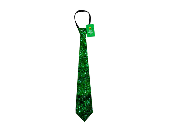 Gem Imports Tie Green Sequin 38cm