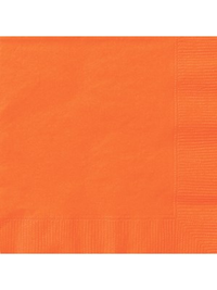 Pumpkin Orange Luncheon Napkins - 20pk