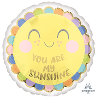 Sweet Baby Sunshine 18" Round Foil Balloon