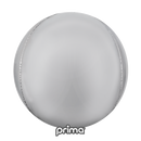 Prima Foil Balloon silver Sphere 40