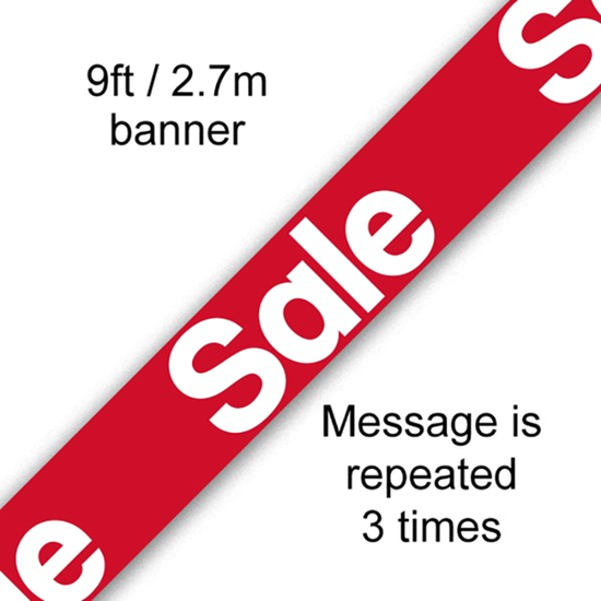 Oaktree Banner Sale Red 9ft