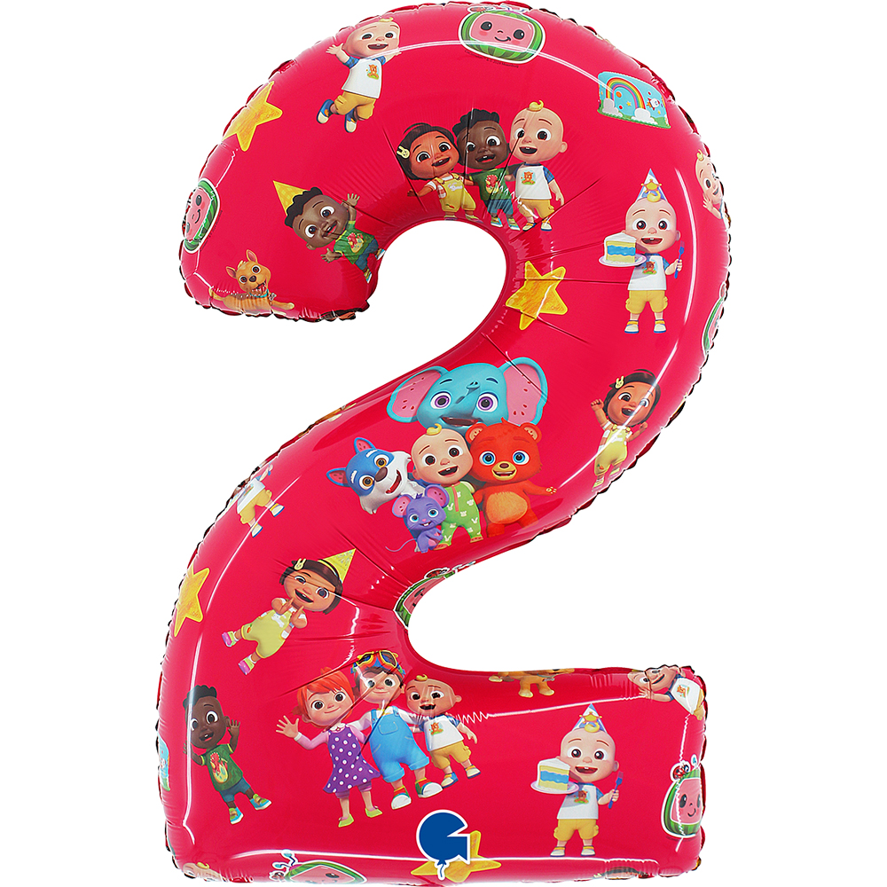 Grabo Foil Balloon Cocomelon Number 2 26"