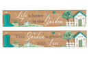 Garden Plaque 50x10cm (Design May Vary)