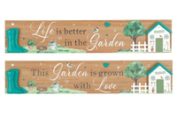 Garden Plaque 50x10cm (Design May Vary)