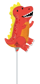 Anagram Cool Dinos 13" Air Fill Foil Balloon