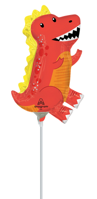 Anagram Cool Dinos 13" Air Fill Foil Balloon