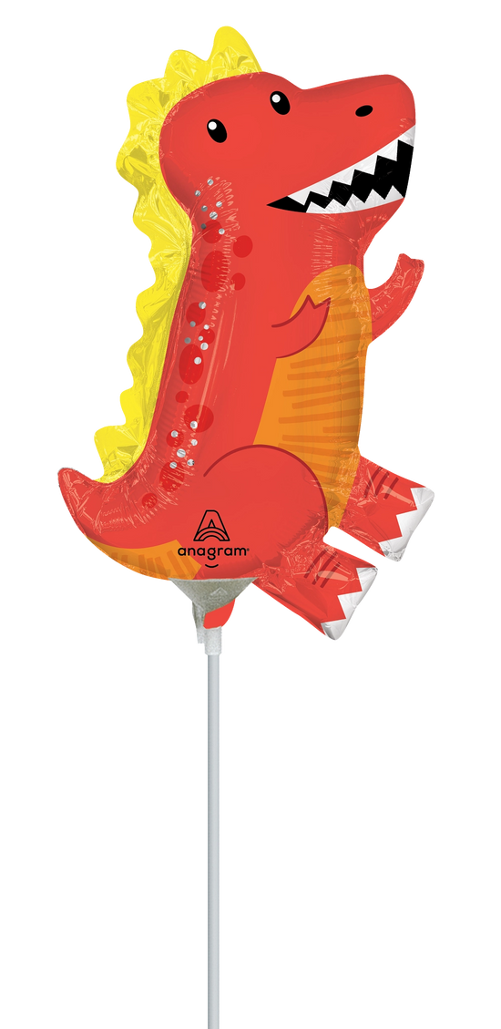 Anagram Cool Dinos 13" Air Fill Foil Balloon