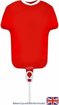 Oaktree Shirt Red 11" Air Fill Foil Balloon