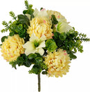 Eleganza Chrysanth, Lily & Eucalyptus Ivory 33cm