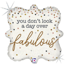 Day Over Fabulous Birthday 18" Foil Balloon