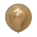 Sempertex Reflex Gold 24" Latex Balloons 3pk