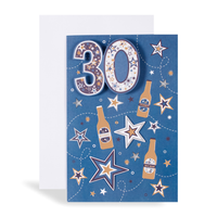 Excellence 6 Pack Cards C75 Birthday Age 30