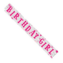 APAC Banner Birthday Girl Pink 9ft