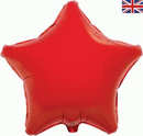 Oaktree Foil Balloon Red Star 19" (Loose)