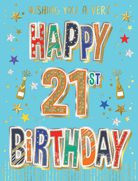 Regal 6 Pack Cards S8 Everyday Birthday Age 21