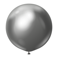 Kalisan Mirror Space Grey 36" Latex Balloons 2pk