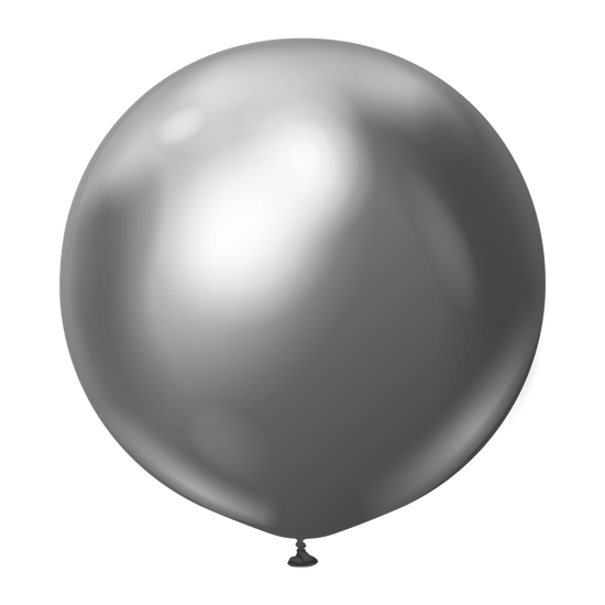 Kalisan Mirror Space Grey 36" Latex Balloons 2pk