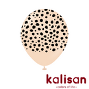 Kalisan Cheetah Blush 12" Latex Balloons 25pk