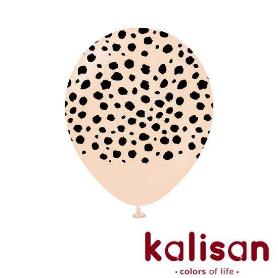 Kalisan Cheetah Blush 12" Latex Balloons 25pk