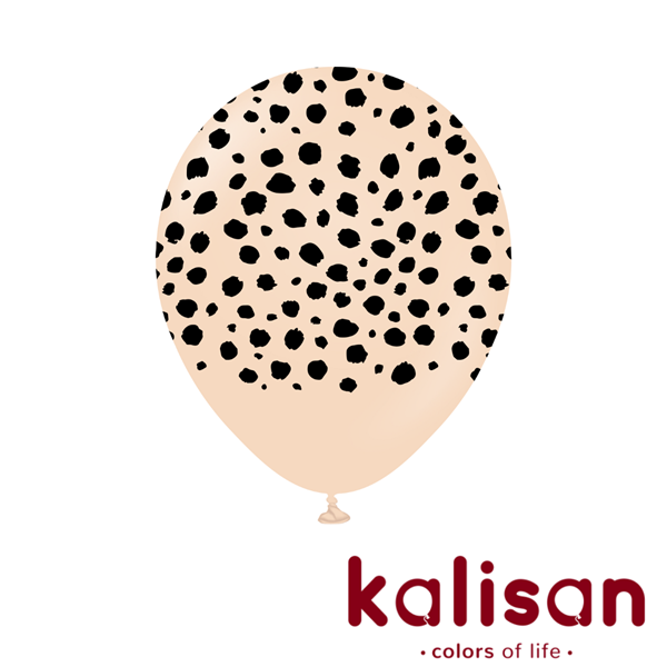 Kalisan Cheetah Blush 12" Latex Balloons 25pk