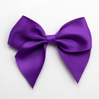 Italian Options 6 Pack Ribbon Bows Purple 10cm