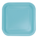 Unique 14 Pack Plates Terrific Teal Square 9