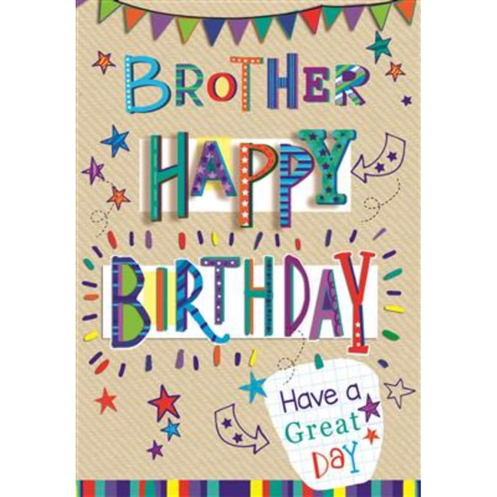 Simon Elvin C50 Birthday Brother 6pk