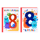 Poppyhill C50 Birthday Age 8 12pk