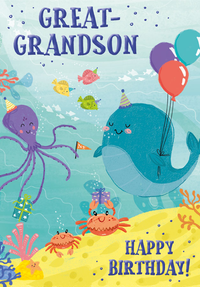 Poppyhill C50 Birthday Great-Grandson 12pk