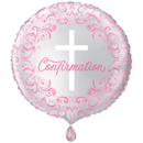 Unique Foil Balloon Pink Confirmation Holy Cross
