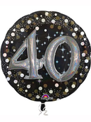Amscan 40th Gold Celebration 36" Foil Balloon