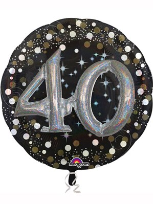 Amscan 40th Gold Celebration 36" Foil Balloon