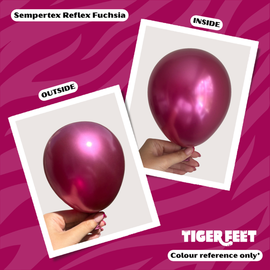 Sempertex Reflex Fuchsia 12" Latex Balloons 50pk