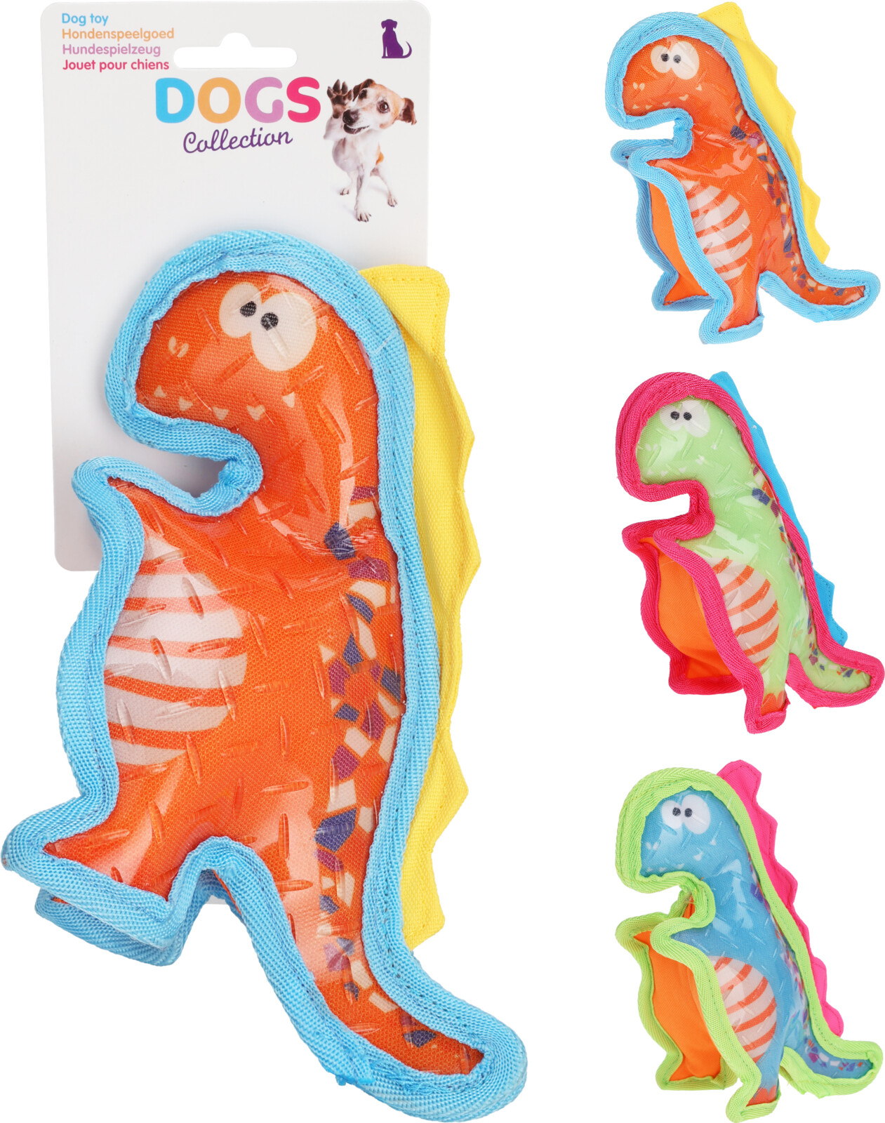 Koopman Dog Toy Dinosaur (Colour May Vary)