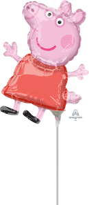 Anagram Peppa Pig 14" Air Fill Foil Balloon Loose