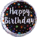 Anagram Birthday Polka Dot 18" Round Foil Balloon