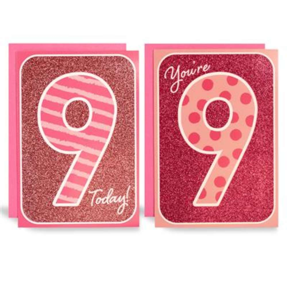 Poppyhill C50 Birthday Age 9 12pk