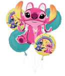 Anagram Foil Balloon Bouquet Disney Lilo & Stitch