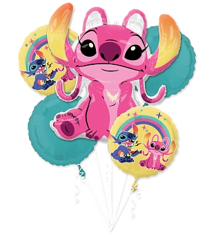 Anagram Foil Balloon Bouquet Disney Lilo & Stitch