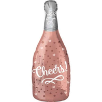 Anagram Foil Balloon Supershape Cheers Rose 17