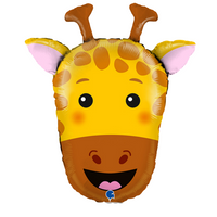 Giraffe Animal Head 29" Foil Balloon