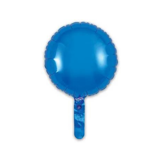 Oaktree Blue Round 9" Foil Balloon (Loose)