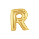 Oaktree Foil Balloon Gold 7" Letter R