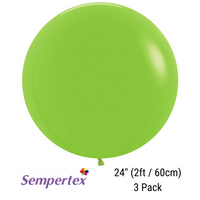 Sempertex Fashion Lime Green 24" Latex 3pk
