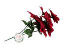 Gem Imports Poinsettia Spray Glittered 45cm