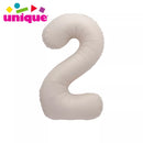 Unique Foil Balloon Matte Nude 34" Number 2