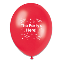 Tiger Feet The Party's Here 10" Latex 6x8pk
