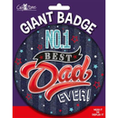 Big Badge No 1 Dad