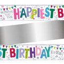 Simon Elvin Banner Happiest Birthday 9ft