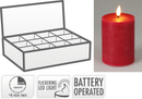 Koopman Candle LED With Timer Red 75x100mm
